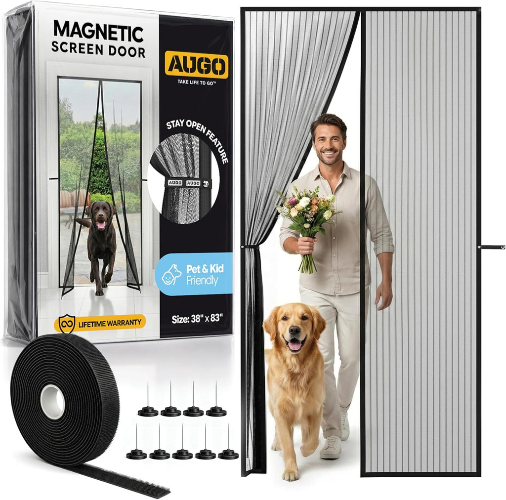 Magnet-Fliegengittertür